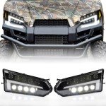 Ranger LED Headlight Assembly with DRL Halo Kit