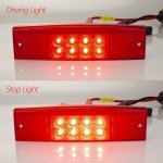 KICRY Red Tail Light for Polaris Ranger UTV