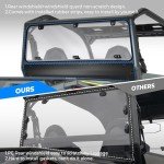 KEMIMOTO Rear Windshield for Polaris General 1000