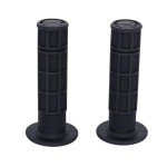 Black 7/8" Soft Rubber ATV Hand Grips