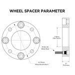 Richeer 2" ATV Wheel Spacers for Can-Am 4PCS