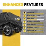 Cat® Heavy-Duty Waterproof ATV Cover, Black