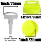 Green Ignition Key Covers for Arctic Cat ATVs