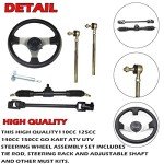Go Kart Steering Wheel Parts with Tie Rod