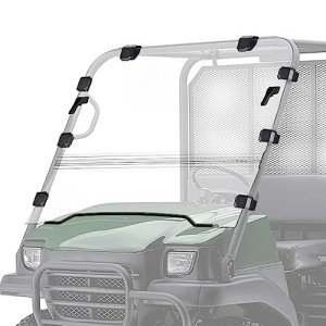 KEMIMOTO Clear Windshield for Kawasaki Mule 3010/3000