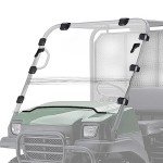 KEMIMOTO Clear Windshield for Kawasaki Mule 3010/3000