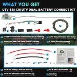 Fexhull 12V UTV Dual Battery Isolator Kit