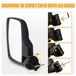 UTV Side & Center Mirrors for 1.75"-2" Roll Bars
