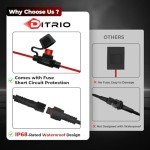 LED Whip Lights with Flags for ATV UTV