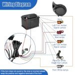 ATV UTV Turn Signal Kit with Horn - 12V