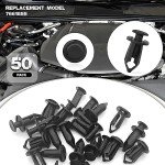 50PCS UTV Fender Clips and Fastener Rivets