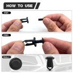 50PCS UTV Fender Clips and Fastener Rivets