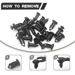 50PCS UTV Fender Clips and Fastener Rivets