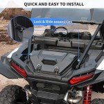 SAUTVS UTV Rear Cargo Box for Polaris RZR