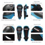 WOSAWE Kids ATV Protective Gear Kit - Blue