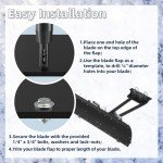 Universal Snow Plow Blade Flap for ATVs