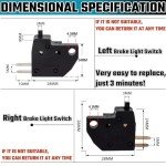 Universal ATV Brake Light Switch Pair for 50cc-250cc