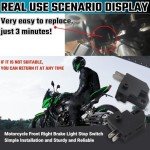 Universal ATV Brake Light Switch Pair for 50cc-250cc
