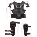 WOSAWE Kids ATV Protective Gear Kit - Blue