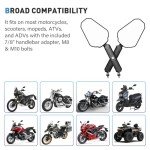 Vibration-Free 360° ATV Rear View Mirror