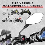 ATV Handlebar Mirrors - 360° Swivel Design