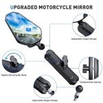 Vibration-Free 360° ATV Rear View Mirror