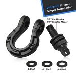 AyA Gear 3/4" D Ring Shackles (2 Pack)