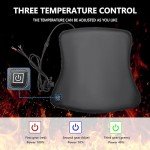 Surakey Heated Waterproof Motorcycle Seat Cushion Pad