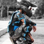 WOSAWE Kids ATV Protective Gear Kit - Blue