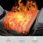 Surakey Heated Waterproof Motorcycle Seat Cushion Pad