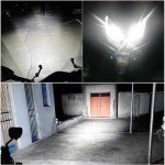 Biromanle H6 P15D H6M ATV Motorcycle fog light Bulbs,300% Brighter 8000LM 6000K White h6m Hi/lo Beam fog light,compatible with Yamaha YFZ YFM Raptor Grizzly Kodiak Motorbike Tractor (2 Pack)