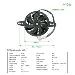 Electric Cooler Fan for 150cc-250cc ATVs & Bikes