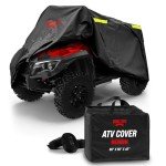Heavy-Duty Waterproof ATV Cover with Zipper & Vents