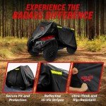 Heavy-Duty Waterproof ATV Cover with Zipper & Vents