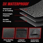 Heavy-Duty Waterproof ATV Cover with Zipper & Vents