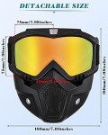Motorcycle Helmet Goggles with Detachable Fog-Proof Filter