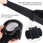 LMAVAG ATV Goggles - UV400 Anti-Fog Protection