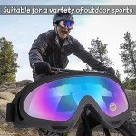 LMAVAG ATV Goggles - UV400 Anti-Fog Protection