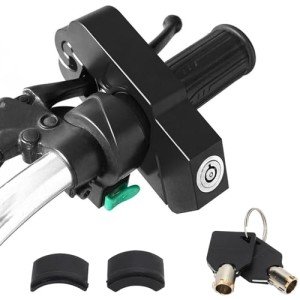 Motorcycle Anti-Theft Handlebar Lock with Keys