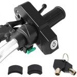 Motorcycle Anti-Theft Handlebar Lock with Keys