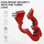 Universal ATV Handlebar Lock and Grip Set - Red