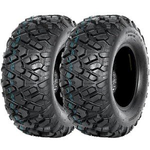 WEIZE 25x10-12 All Terrain ATV Tires (Set of 2)