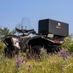 Black Widow Aluminum Rear ATV Storage Box