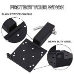 Universal 2" Trailer Hitch Winch Mount Plate