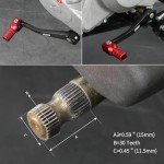 RUTU Folding Gear Shifter for Dirt Bikes