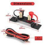 UTV Battery Jump Post Terminal Relocation Kit