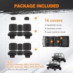 14 Waterproof Seat Covers for Can-Am UTVs
