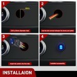 Nilight 5-Pack LED Rocker Switches for Vehicles