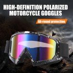 4 Pack Dirt Bike Goggles with Face Cover