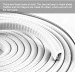 SINGARO 49Ft Flexible Rubber Car Door Protector